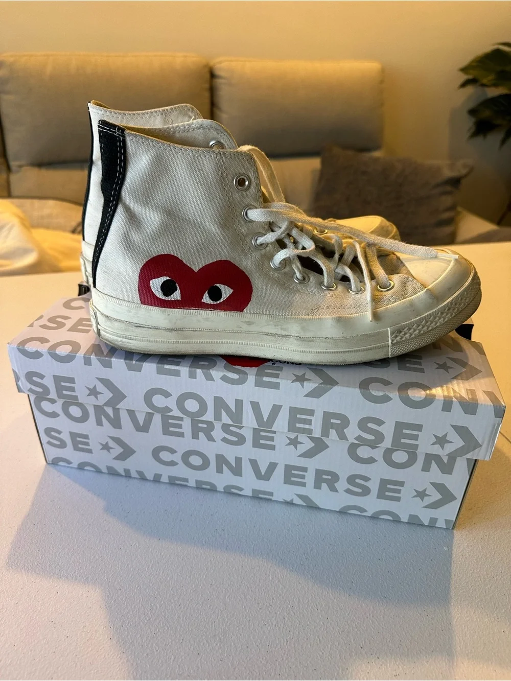 Converse x CDG Men’s Size 7 - Picture 3 of 6